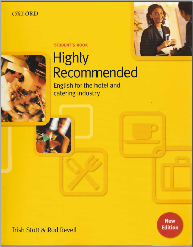 Highly Recommended – English for the hotel and catering indust