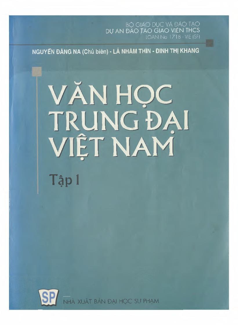 Văn học trung đại Việt Nam T.1