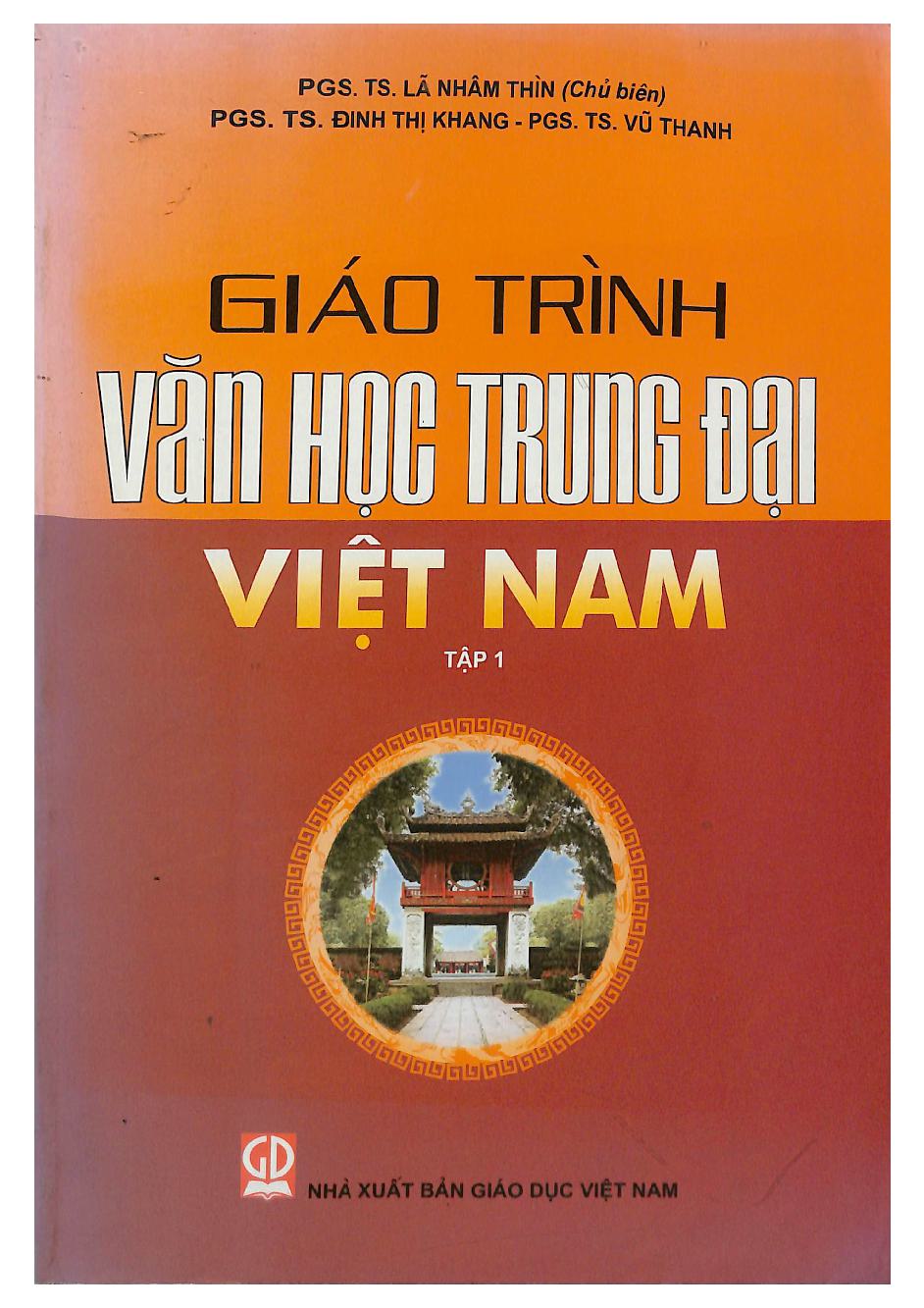 Giáo trình văn học trung đại Việt Nam T.1