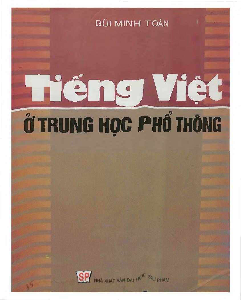 Tiếng Việt ở Trung học phổ thông