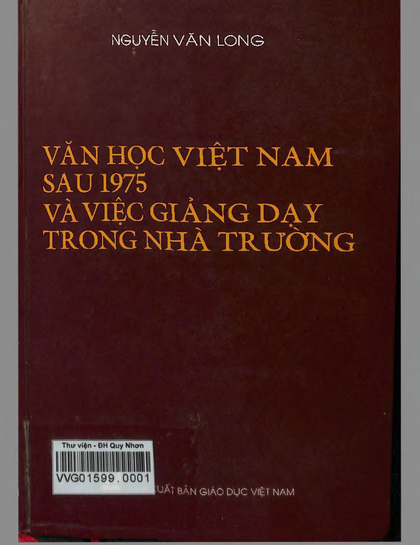 Văn học Việt Nam sau 1975 và việc giảng dạy trong nhà trường