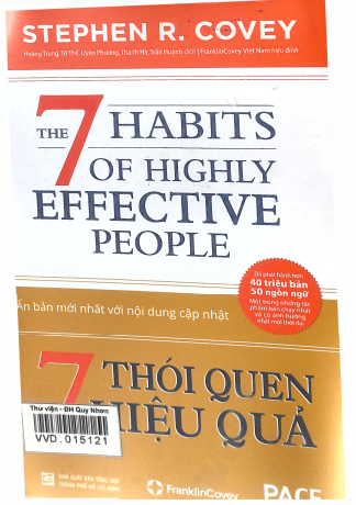 7 thói quen hiệu quả = The 7 habits of highly effective people