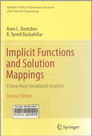 Implicit functions and solution mappings