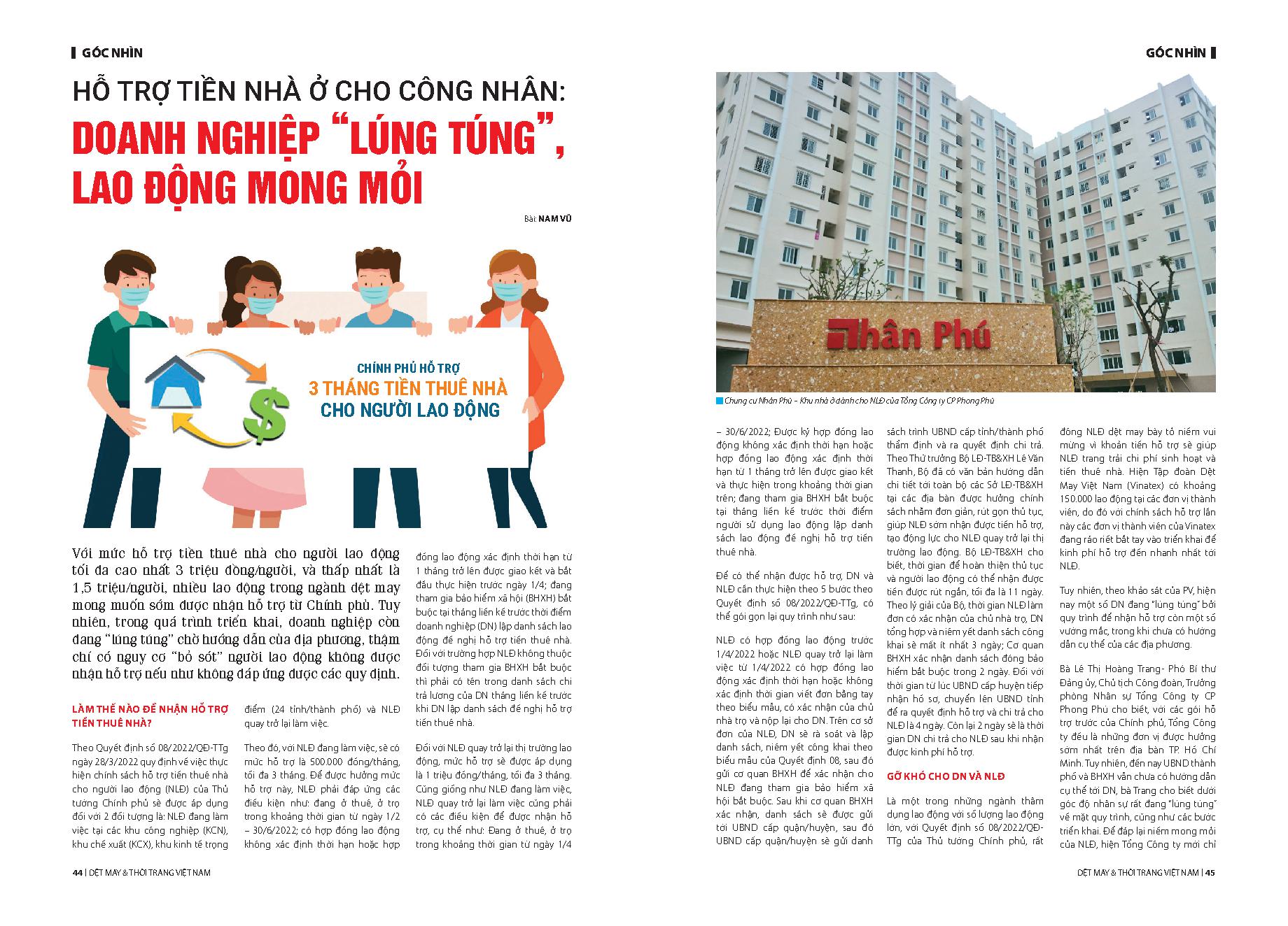 Hỗ trợ tiền nhà ở cho công nhân: Doanh nghiệp “lúng túng”, lao động mong mỏi