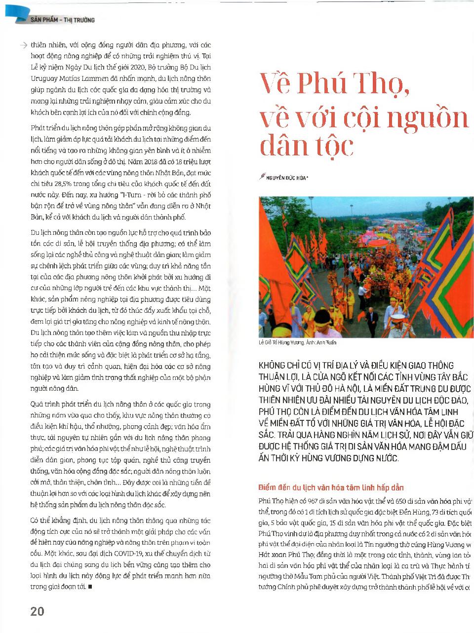 Về Phú Thọ, về với cội nguồn dân tộc