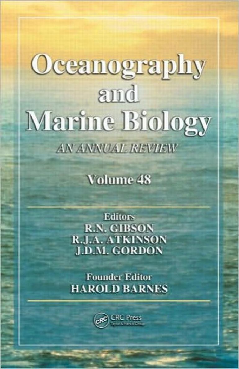 Oceanography and Marine Biology: An Annual Review, Volume 48