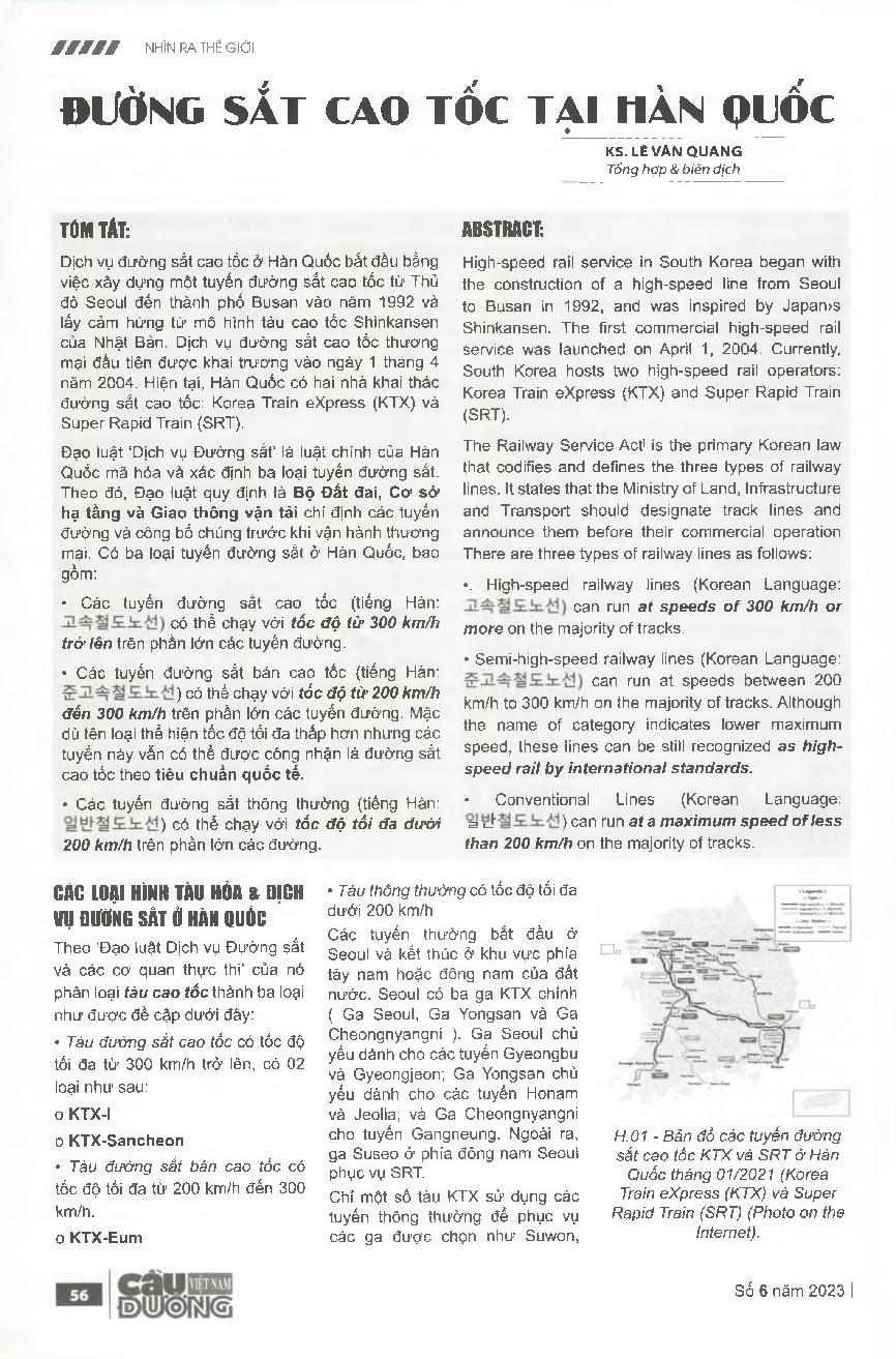 Đường sắt cao tốc tại Hàn Quốc