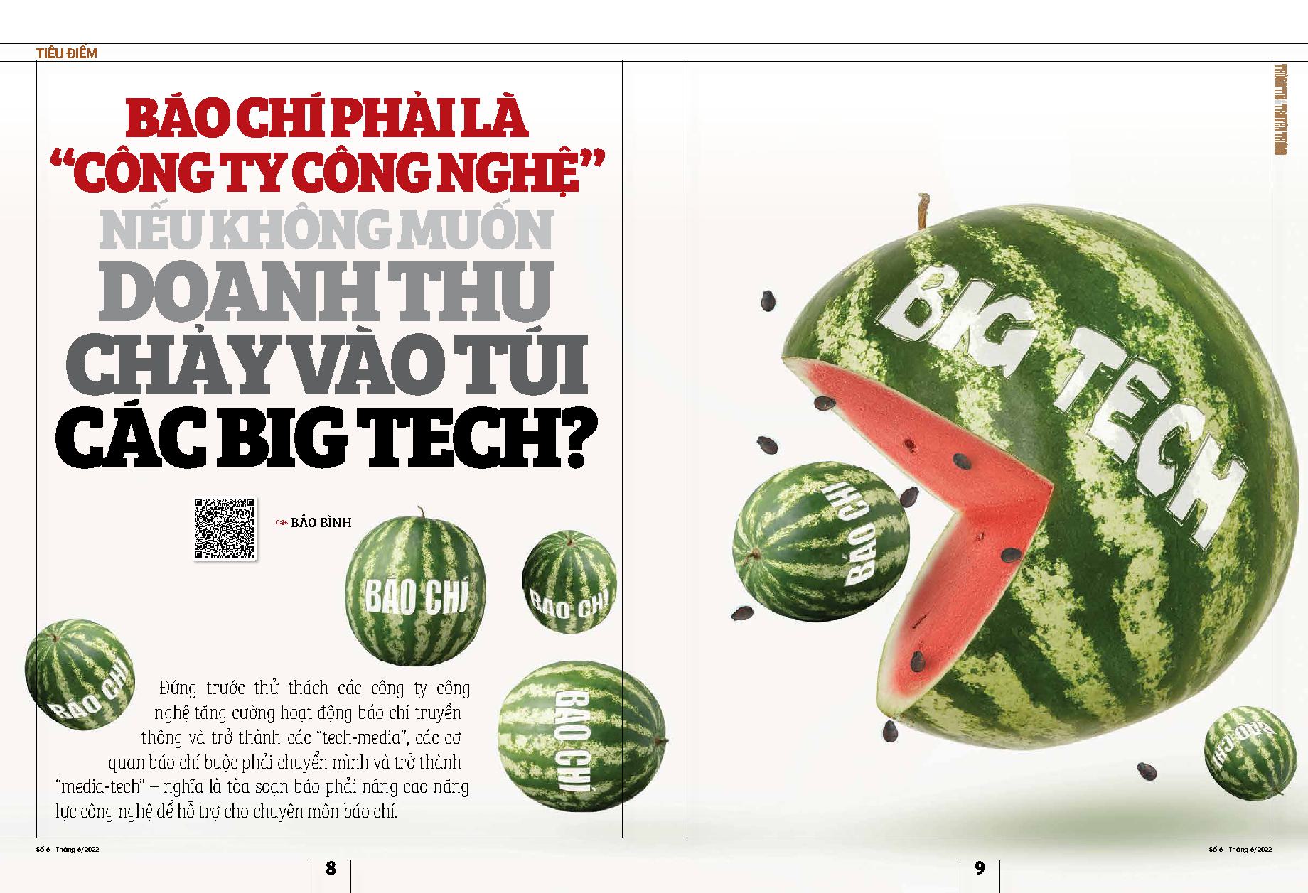 Báo chí phải là “Công ty công nghệ” nếu không muốn doanh thu chảy vào túi các Big Tech?