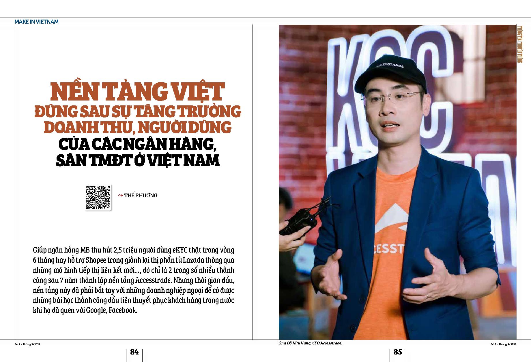 Nền tảng Việt đứng sau sự tăng trưởng doanh thu, người dùng của các ngân hàng, sàn thương mại điện tử ở Việt Nam