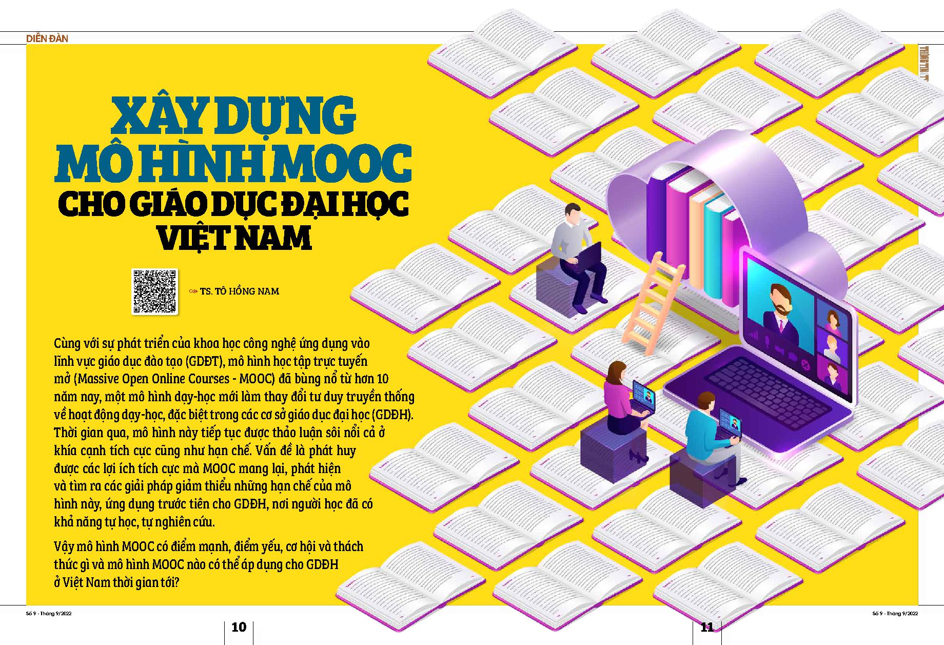 Xây dựng mô hình MOOC cho giáo dục đại học Việt Nam