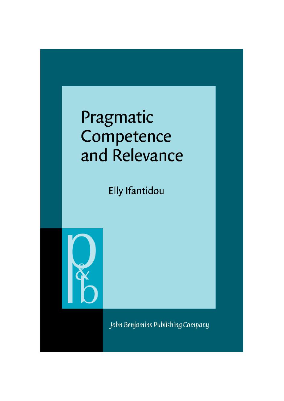 Pragmatic Competence and Relevance