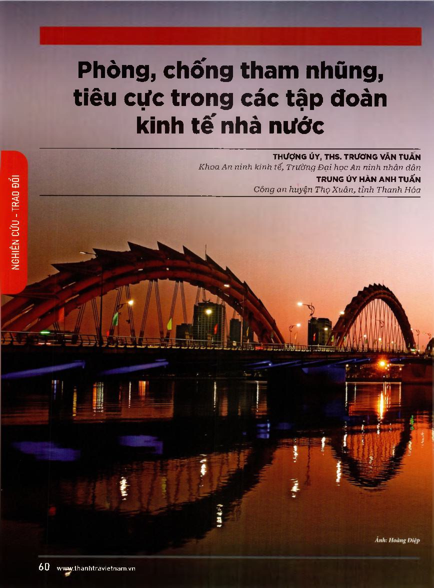 Phòng, chống tham nhũng, tiêu cực trong các tập đoàn kinh tế nhà nước