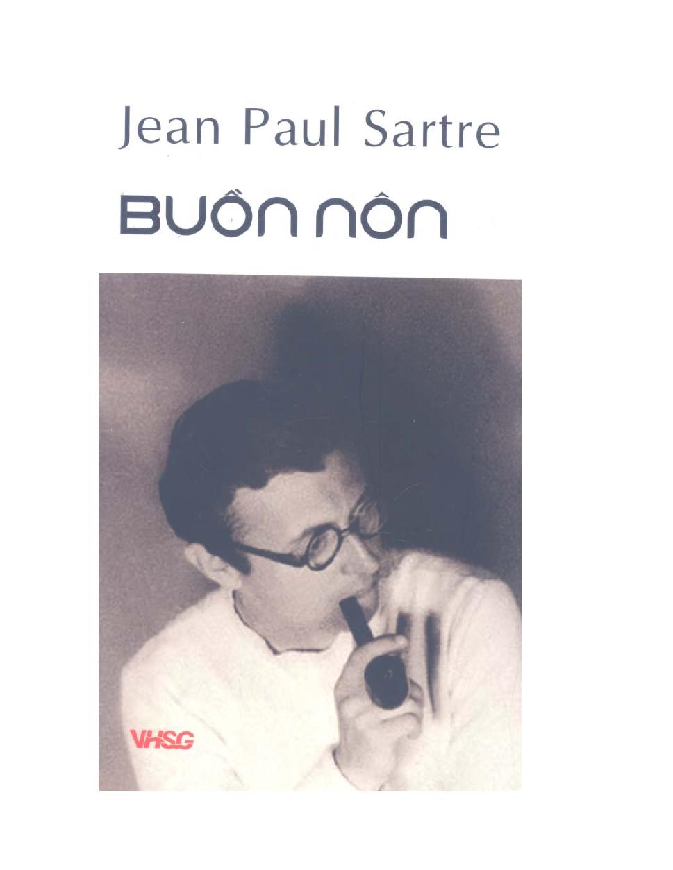 Buồn nôn Jean Paul Sartre