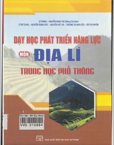 Dạy học phát triển năng lực môn địa lí trung học phổ thông