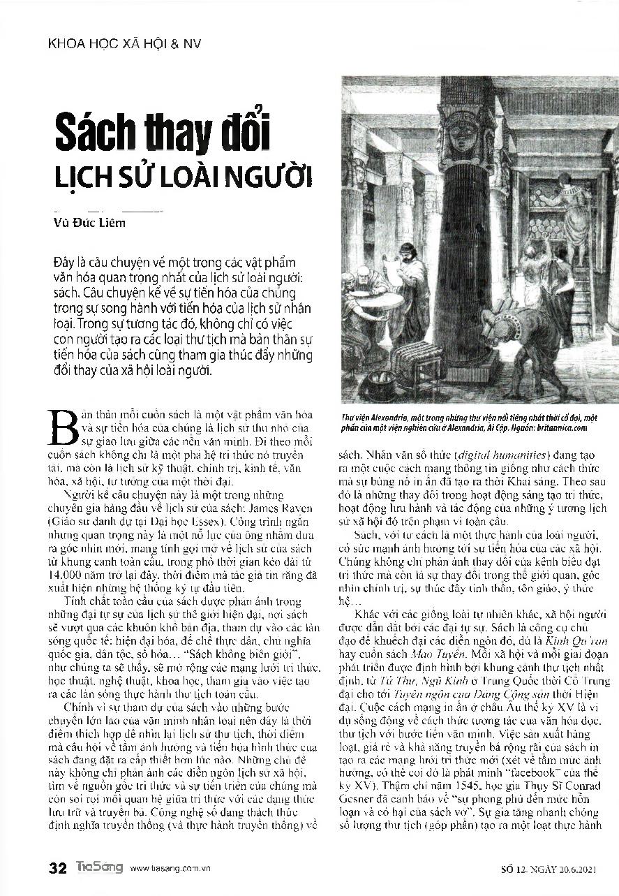 Sách thay đổi lịch sử loài người