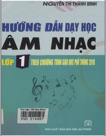 Hướng dẫn dạy học Âm nhạc lớp 1 theo Chương trình Giáo dục phổ thông 2018