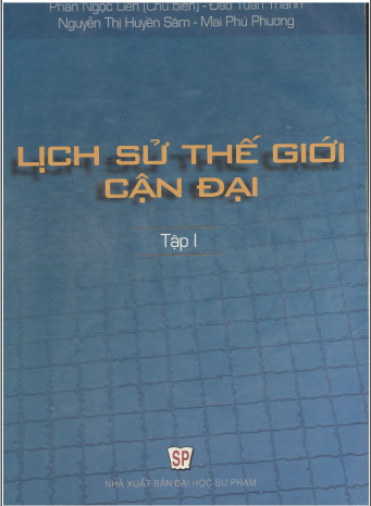 Lịch sử thế giới cận đại Tập I