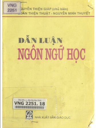 Dẫn luận ngôn ngữ học