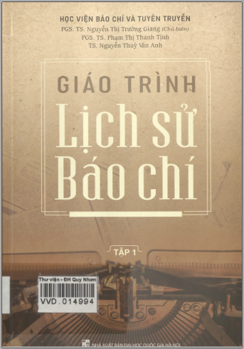 Giáo trình Lịch sử báo chí