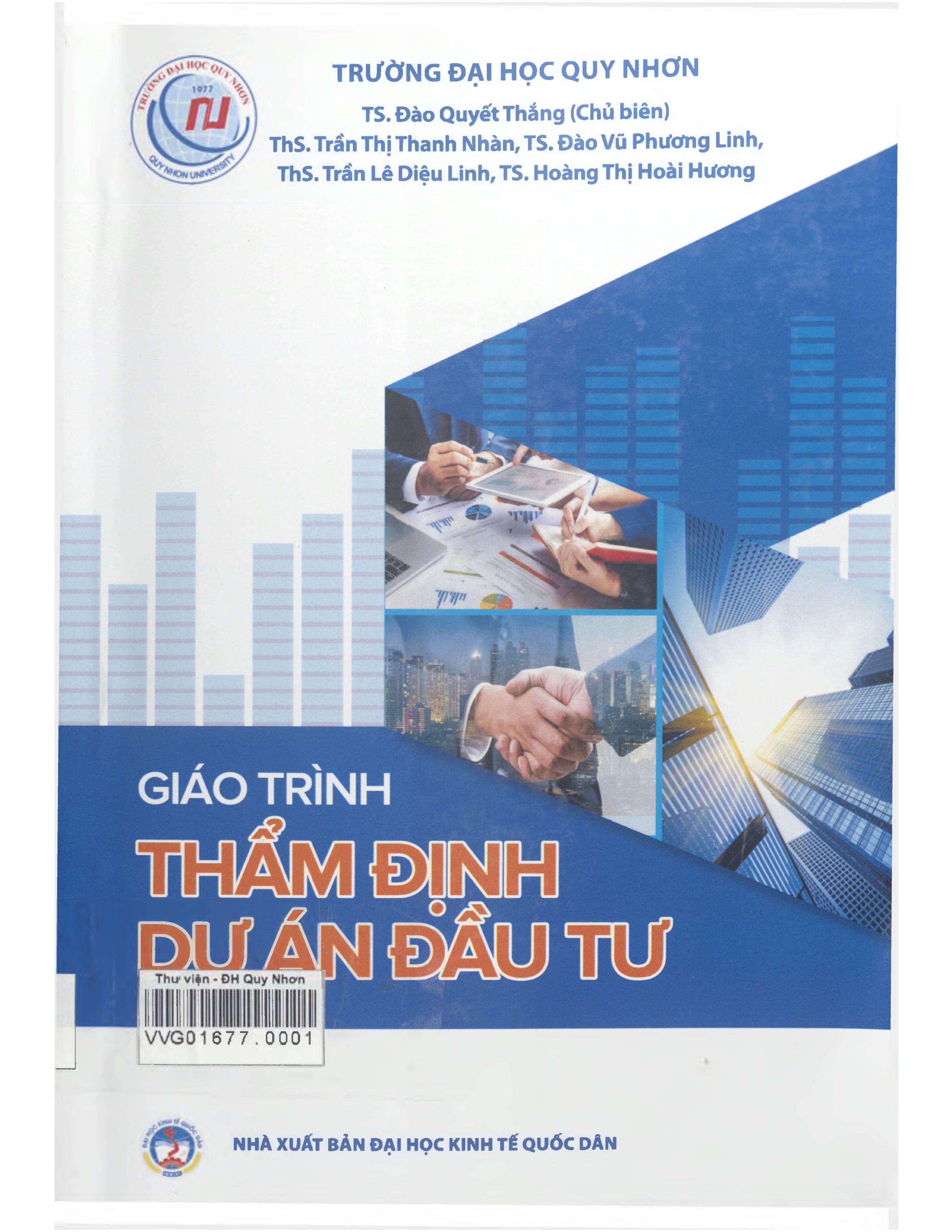 Giáo trình thẩm định dự án đầu tư