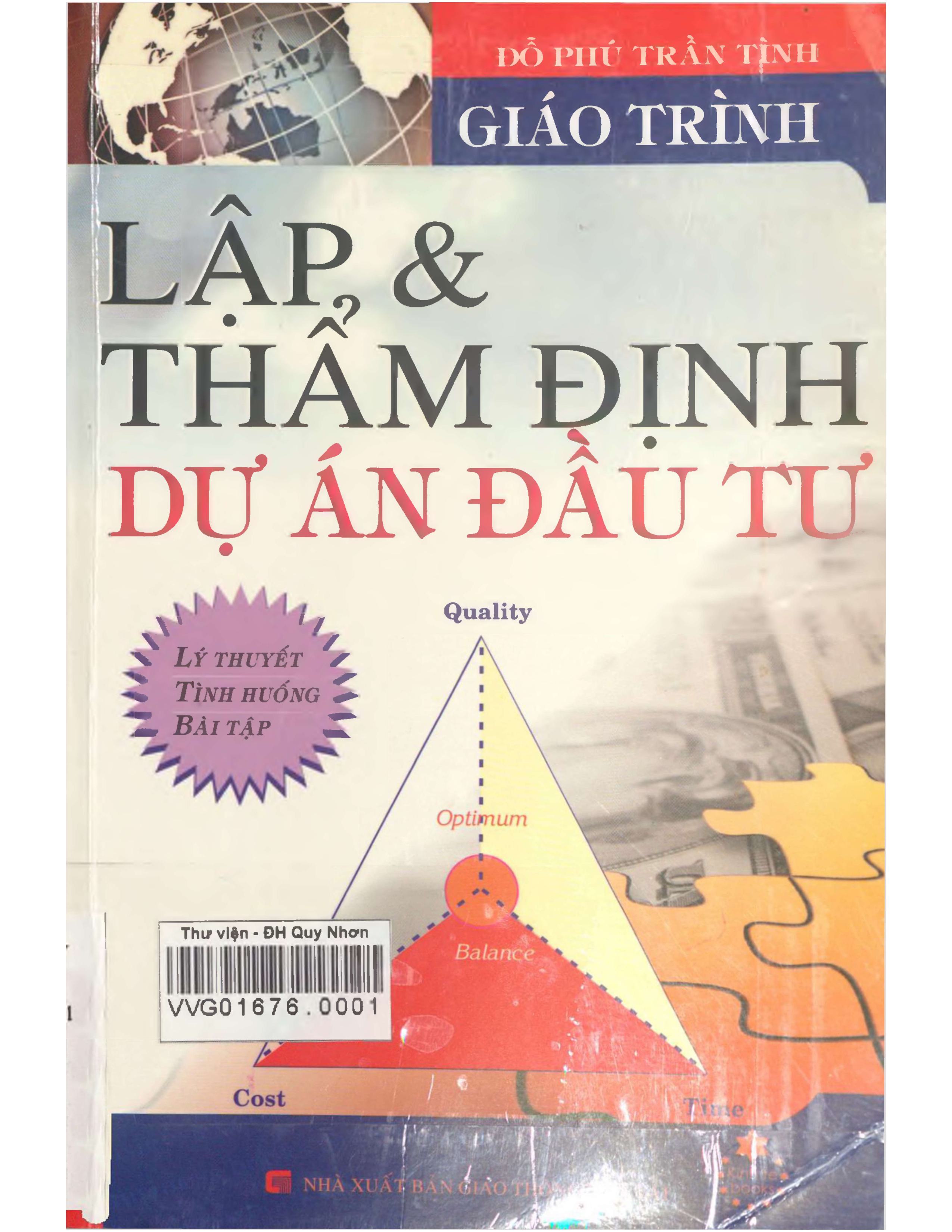Lập và thẩm định dự án đầu tư