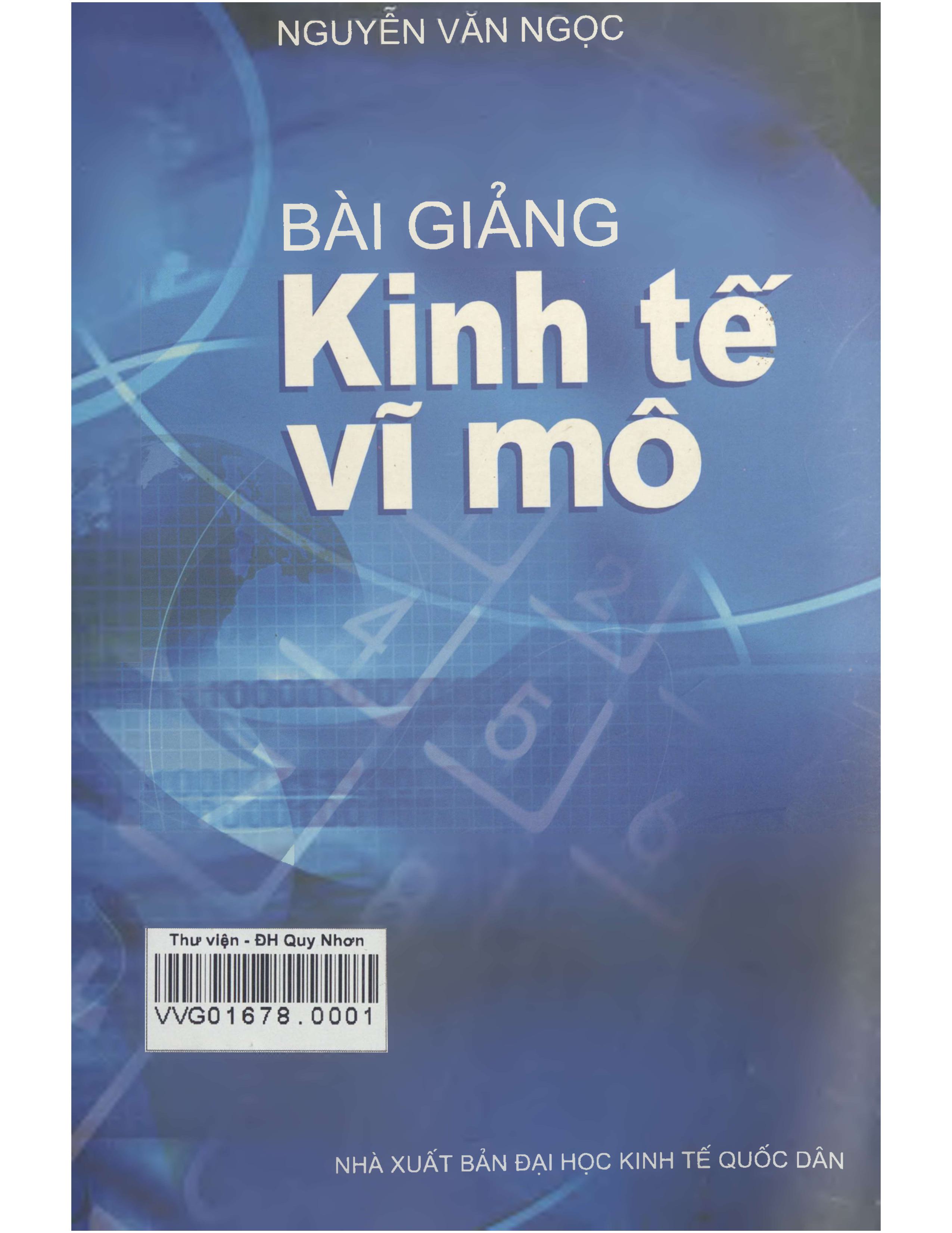Bài giảng kinh tế vĩ mô