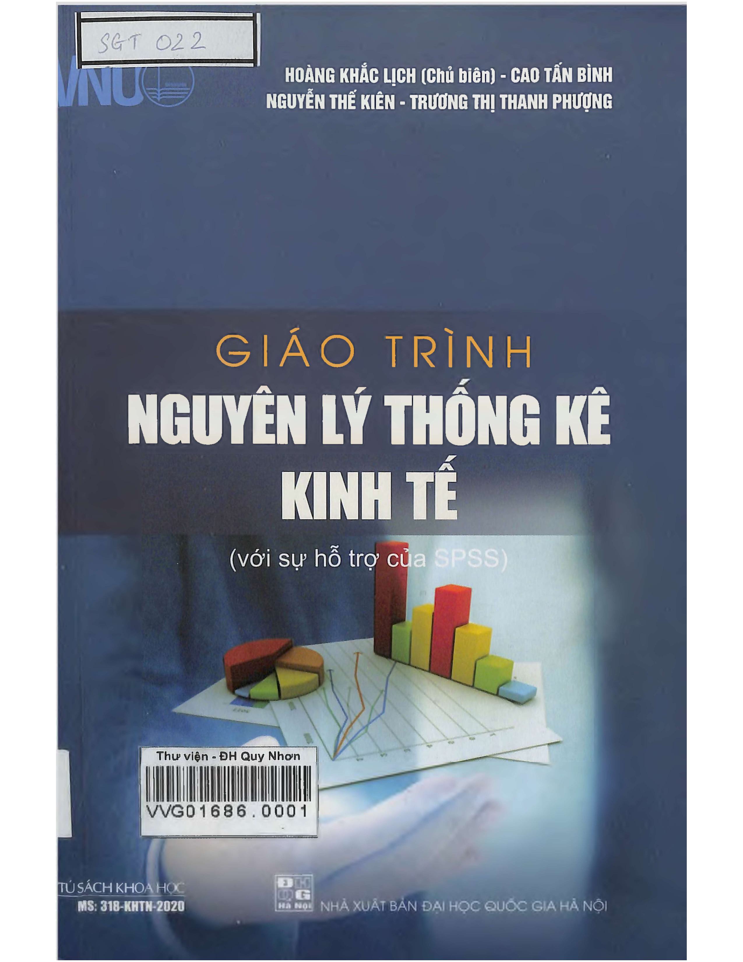 Giáo trình Nguyên lý thống kê kinh tế (với sự hỗ trợ của SPSS)