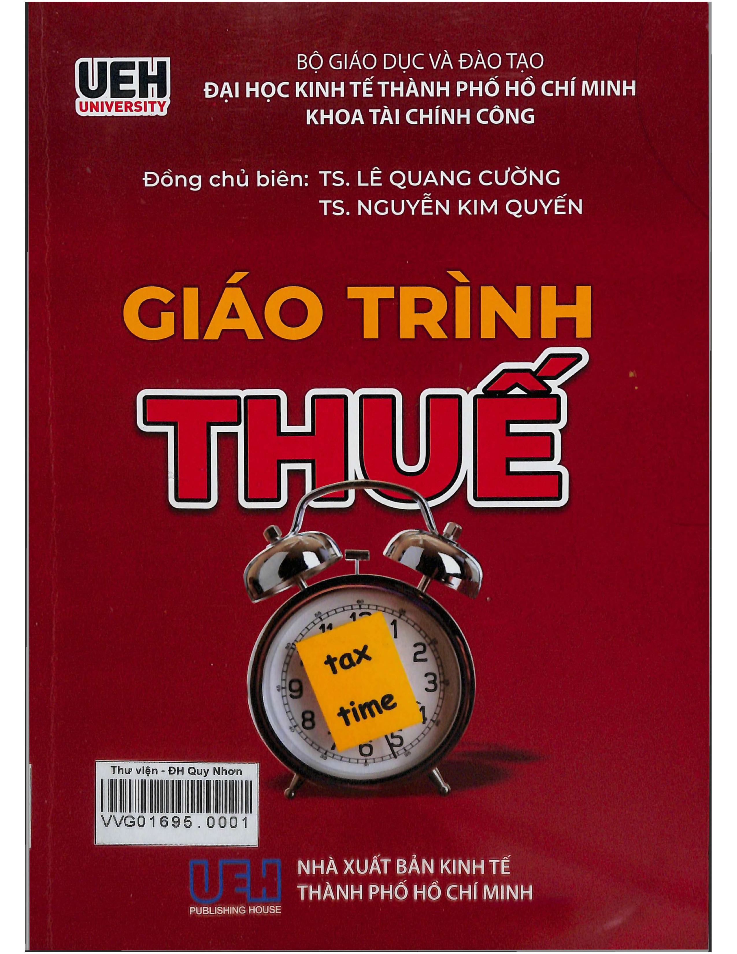 Giáo trình Thuế