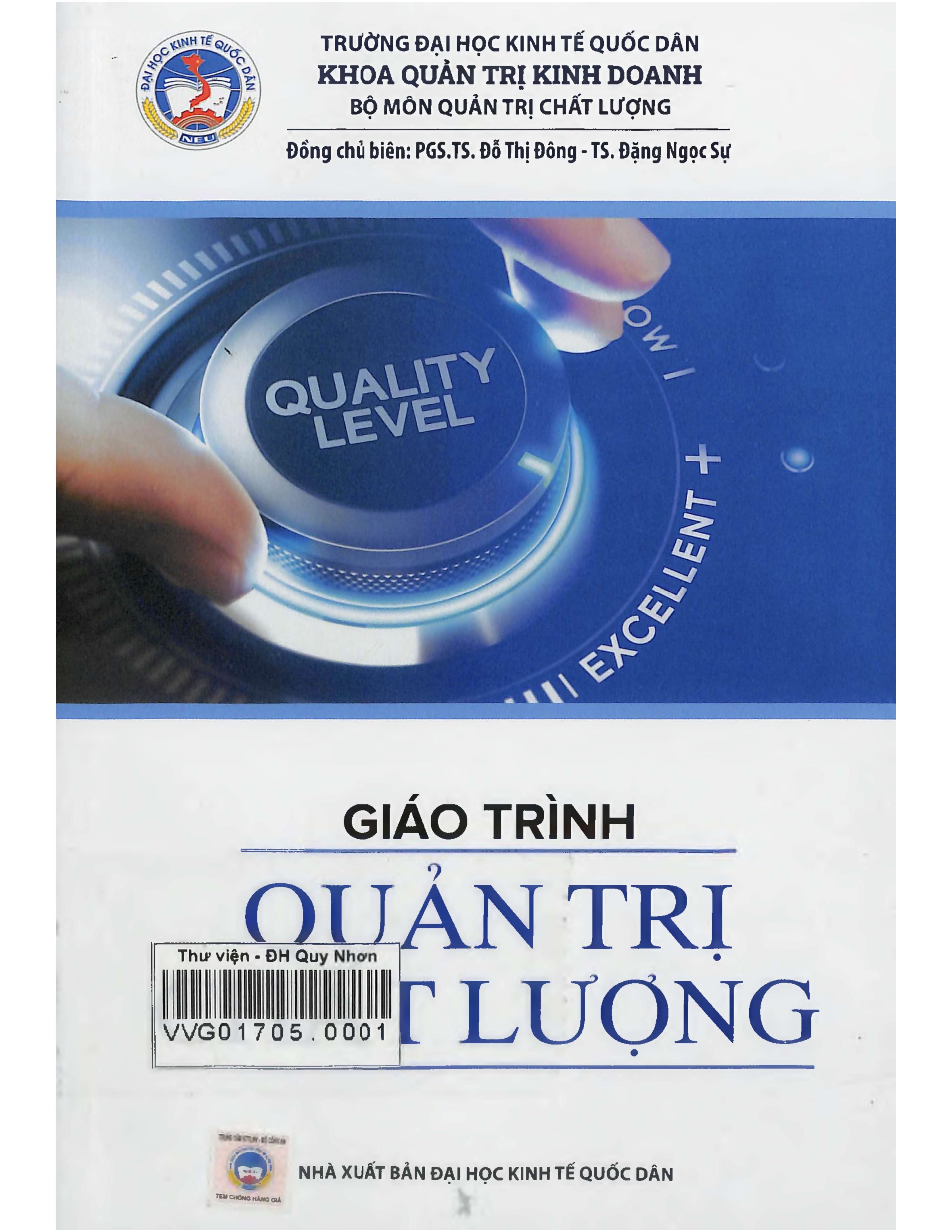 Giáo trình quản trị chất lượng