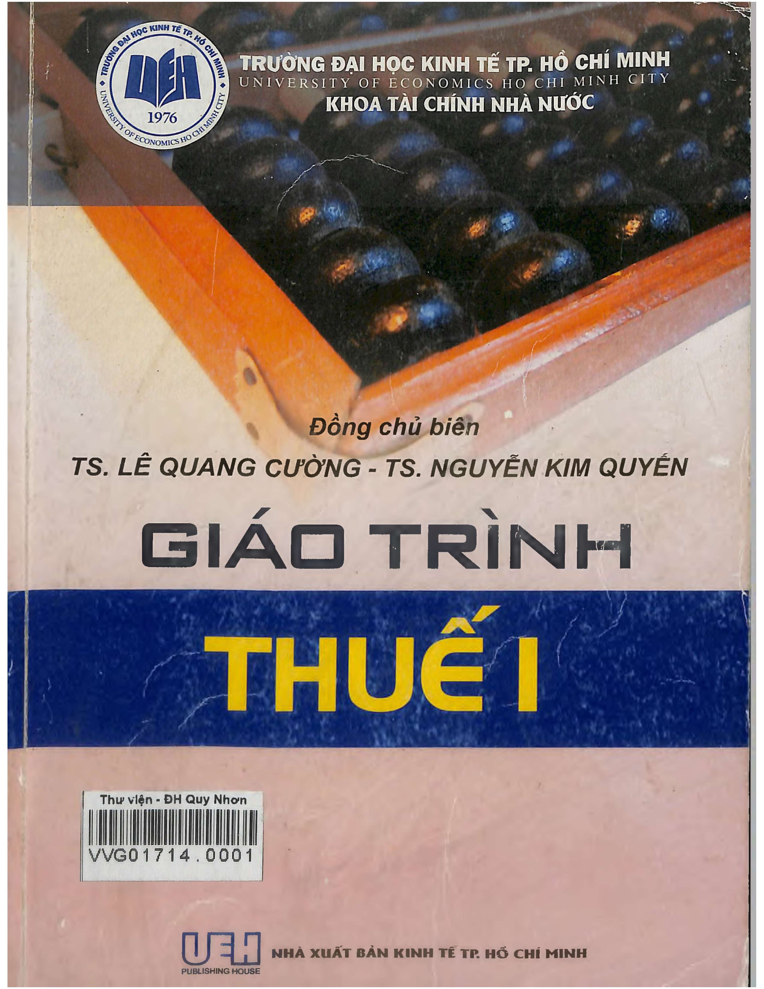 Giáo trình thuế I