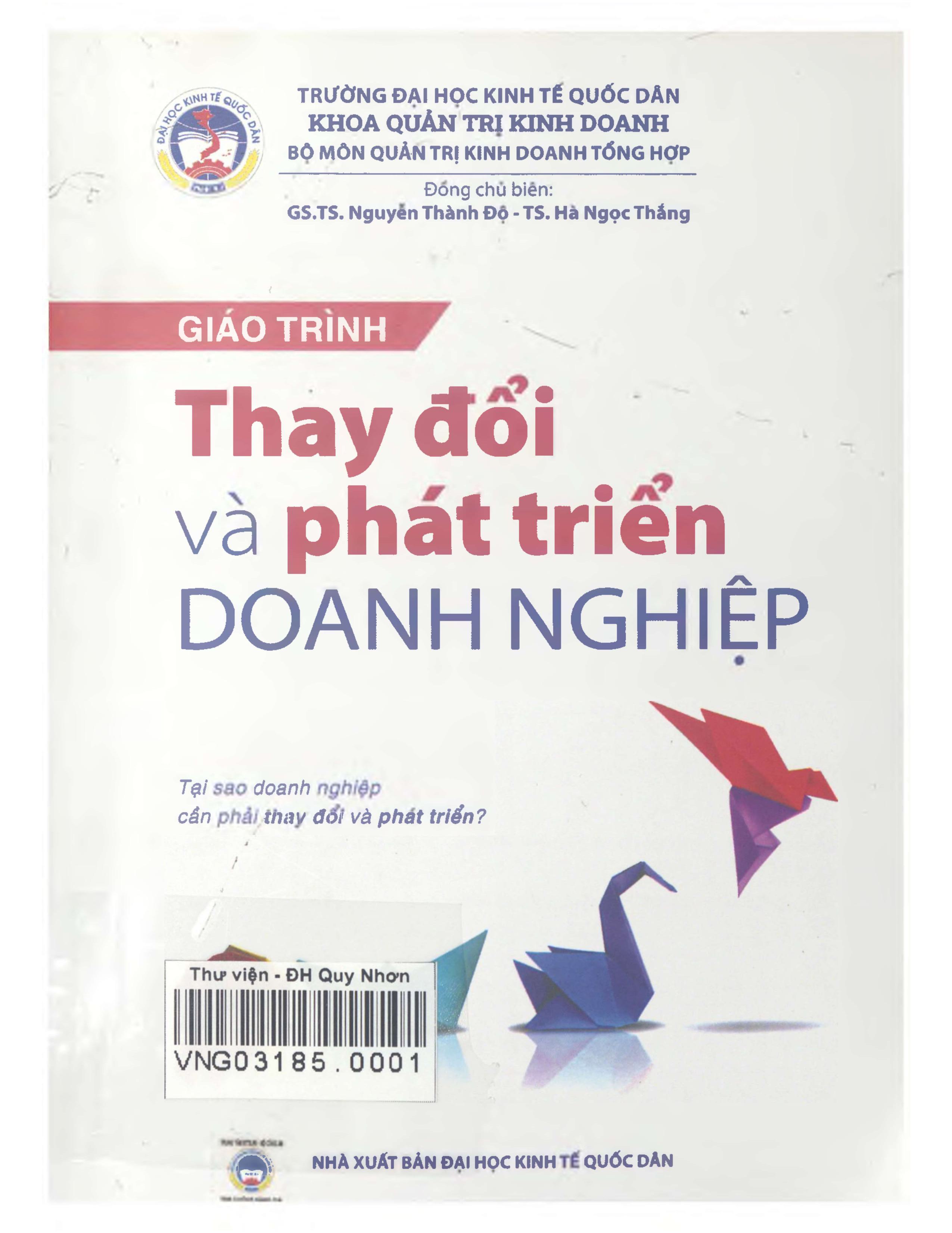 Giáo trình Thay đổi và phát triển doanh nghiệp