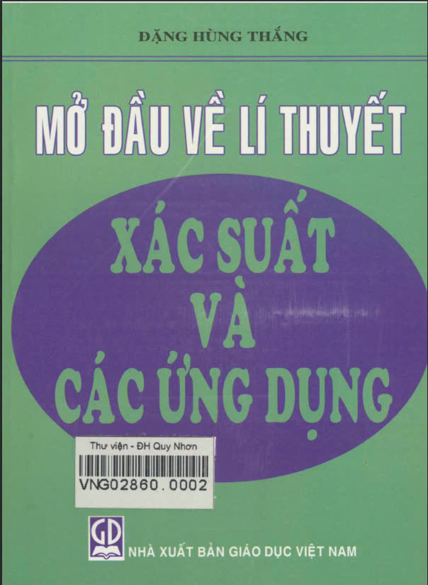 Mở đầu về lí thuyết xác suất và các ứng dụng