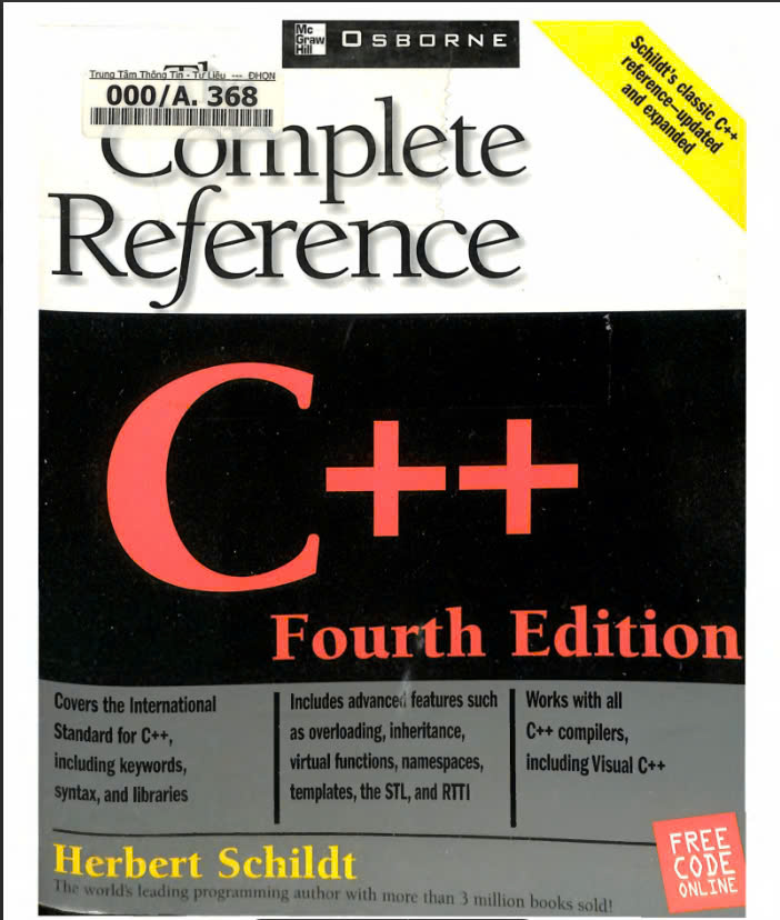 C++: The complete reference