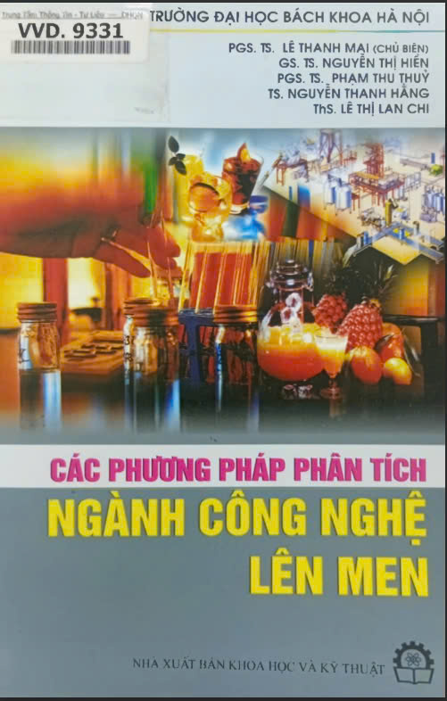 Các phương pháp phân tích ngành công nghệ lên men