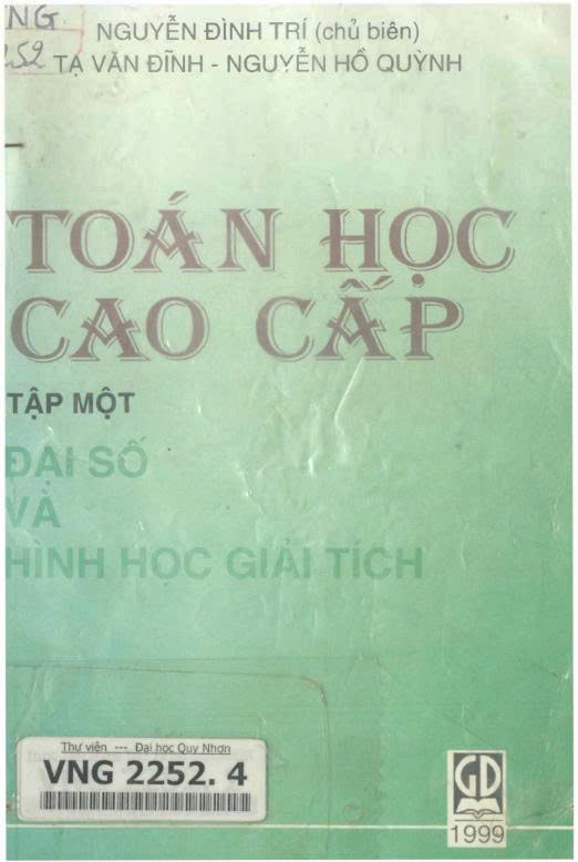 Toán học cao cấp