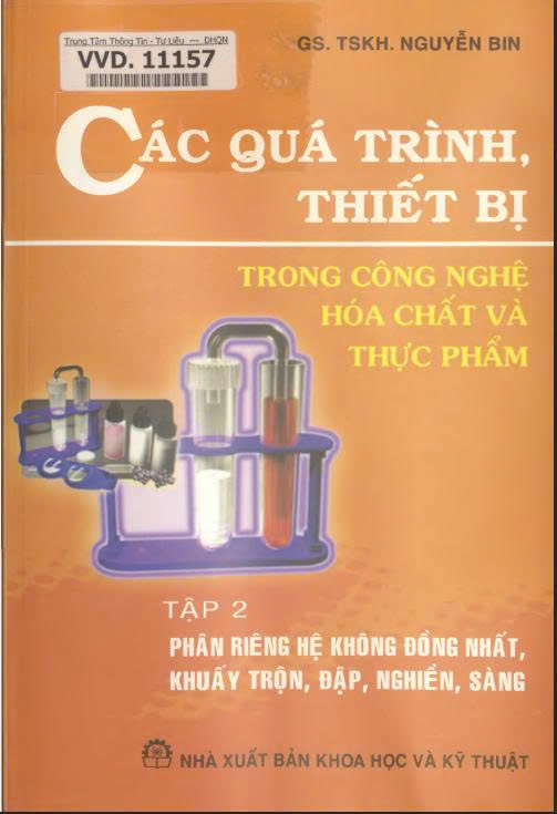 Các quá trình, thiết bị trong công nghệ hóa chất và thực phẩm