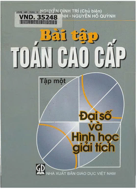 Bài tập toán cao cấp