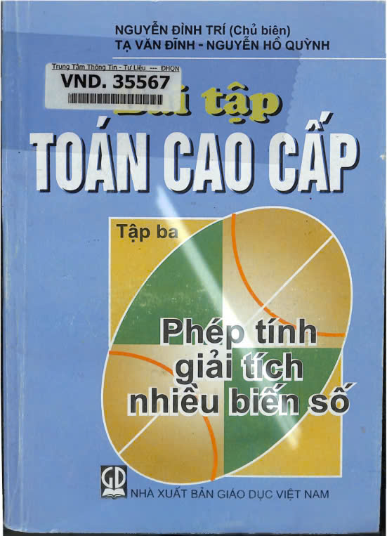 Bài tập toán cao cấp