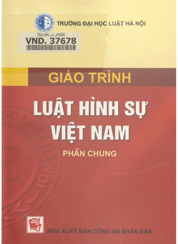 Giáo trình luật hình sự Việt Nam