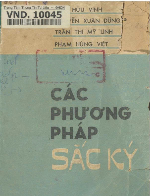 Các phương pháp sắc kí
