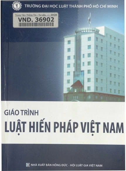 Giáo trình luật hiến pháp Việt Nam