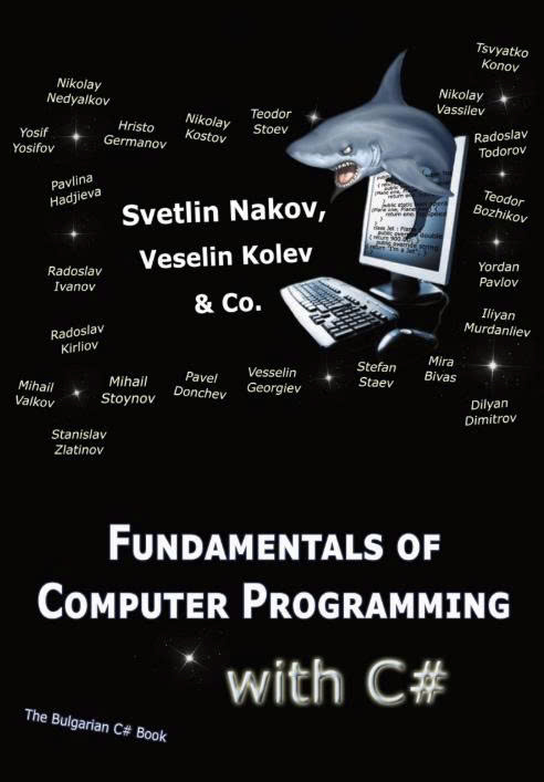 Fundamentals of computer programming with Csharp