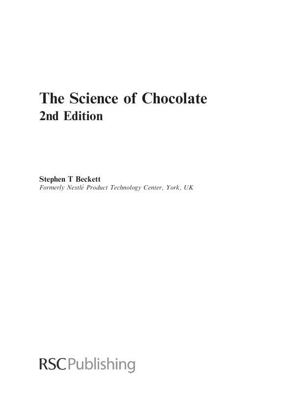 The Science of Chocolate