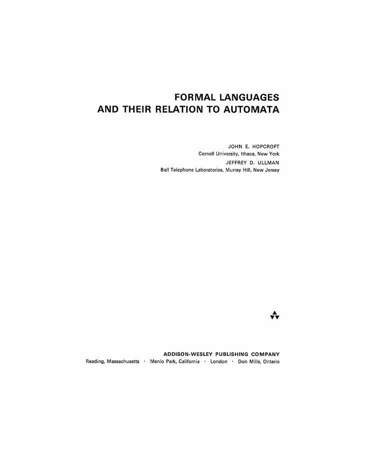Formal languages and their relation to automata