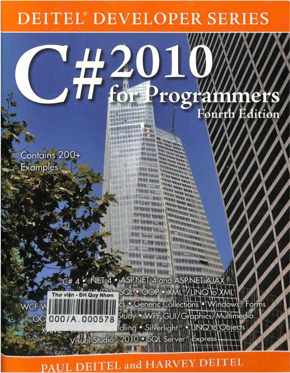 Csharp 2010 for programmers