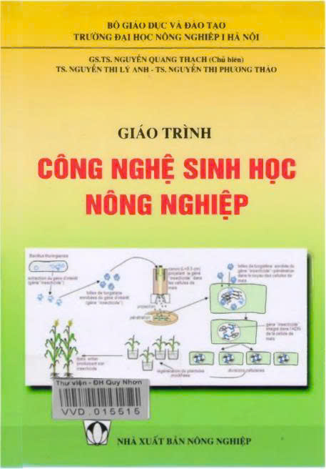 Giáo trình công nghệ sinh học nông nghiệp