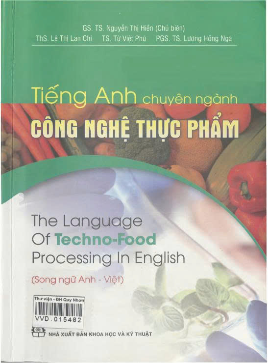 Tiếng Anh chuyên ngành công nghệ thực phẩm
