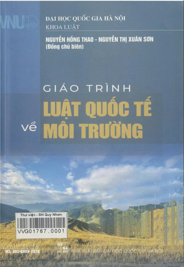 Giáo trình Luật quốc tế về môi trường