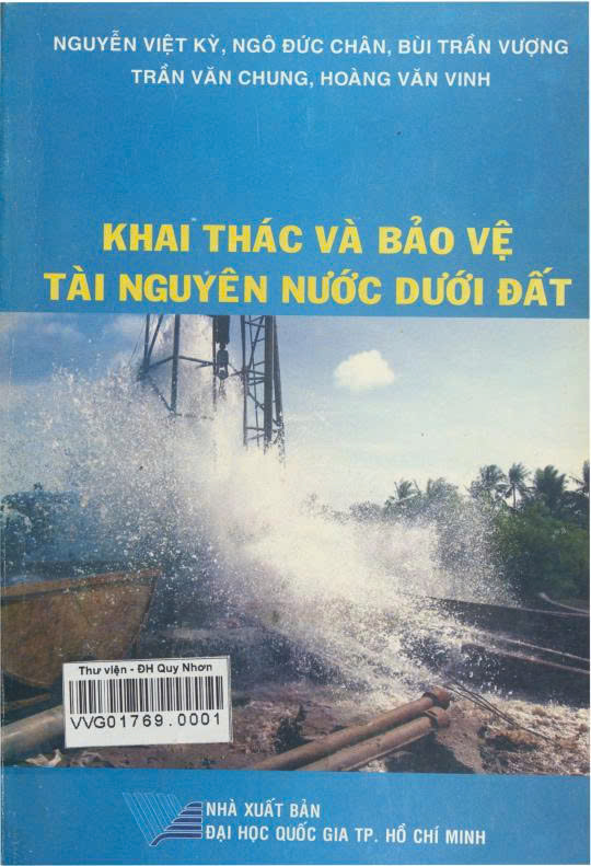 Khai thác và bảo vệ tài nguyên nước dưới đất