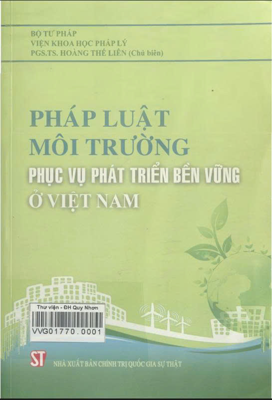 Pháp luật môi trường phục vụ phát triển bền vững ở Việt Nam